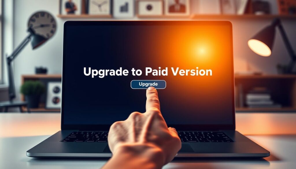 upgrading to paid version