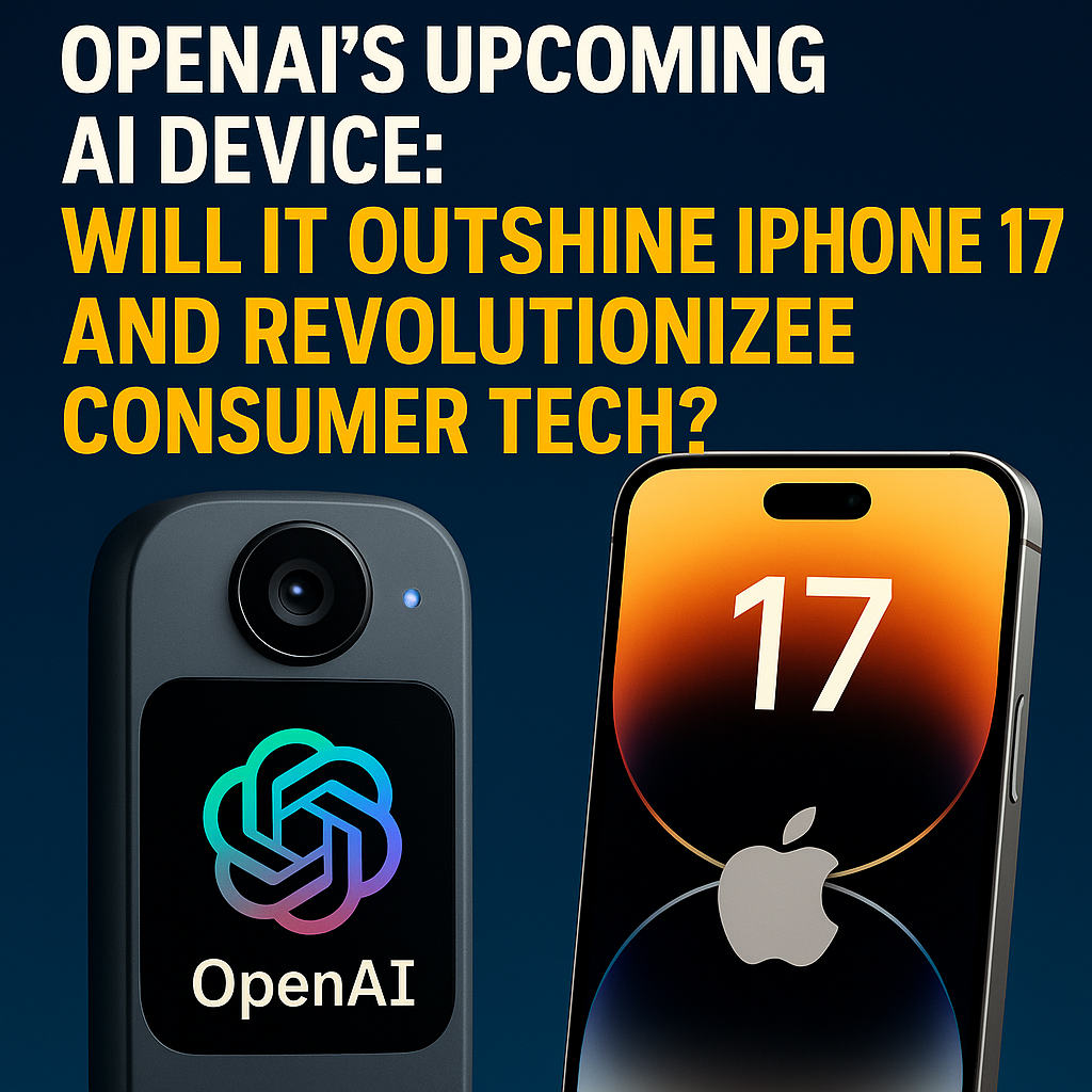 "OpenAI's Upcoming AI Device: Will It Outshine iPhone 17 and Revolutionize Consumer Tech?" image